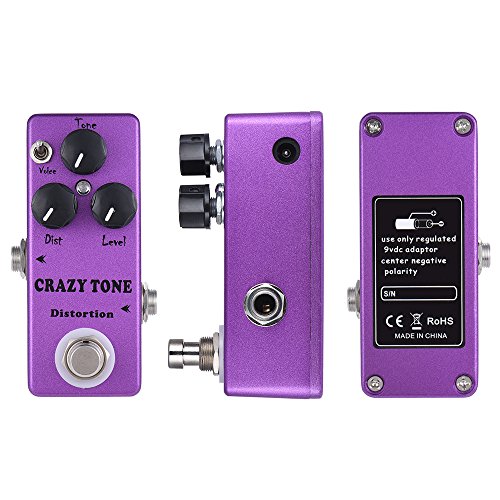 SHUIYUE MP-50 Crazy Tone Riot Distortion Mini pédale d’effet Guitare Unique True Bypass,Mini Effet - Les Beatles, Paul McCartney, John Lennon, RIngo Starr, George Harrison SHUIYUE MP-50 Crazy Tone Riot Distortion Mini pédale d'effet Guitare Unique True Bypass,Mini Effet – Image 7
