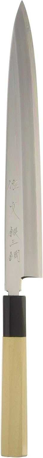 Endo Shoji ASB10024 Sabun Willow Blade, Commercial Use, 9.4 inches (24 cm), Honkasumi-Ball White Steel, Made in Japan