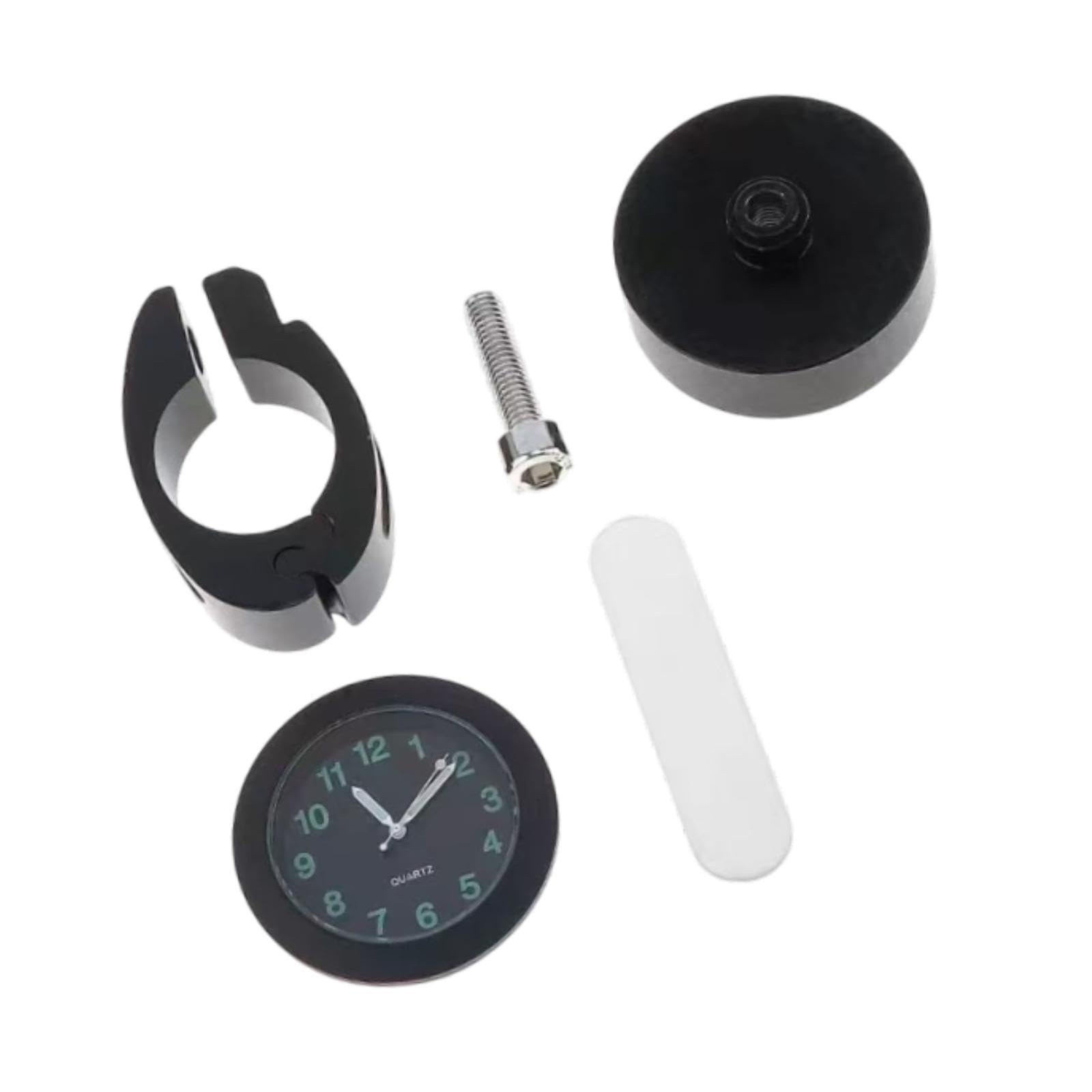 Motorcycle Handlebar Mount Clock Accessories Electric Vehicle Timepiece Black-image-14