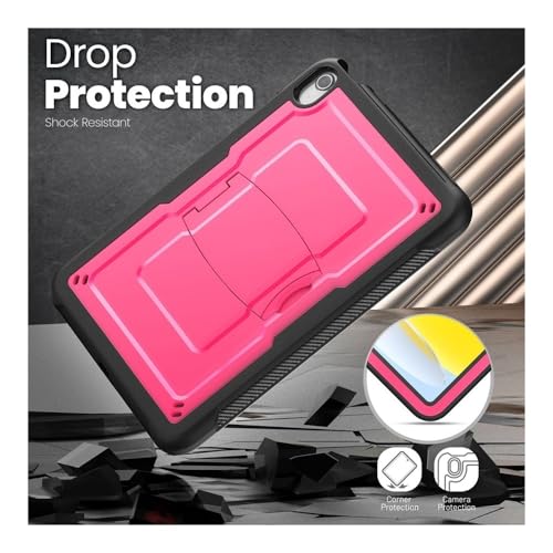 Coque iPad mini 7 anti-choc structure nid d'abeille et grand support