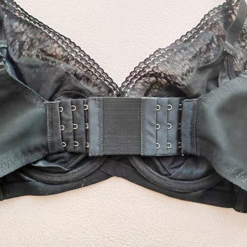 Image of Bra Strap Extenders, Women Elastic Extensions Bra Extender Set, 6 Piece,Skin,White,Black