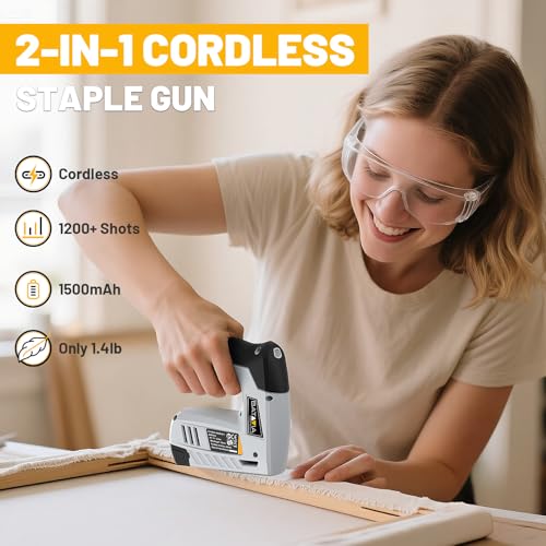 Batavia 4V Cordless 2-in-1 Brad Nailer & Stapler
