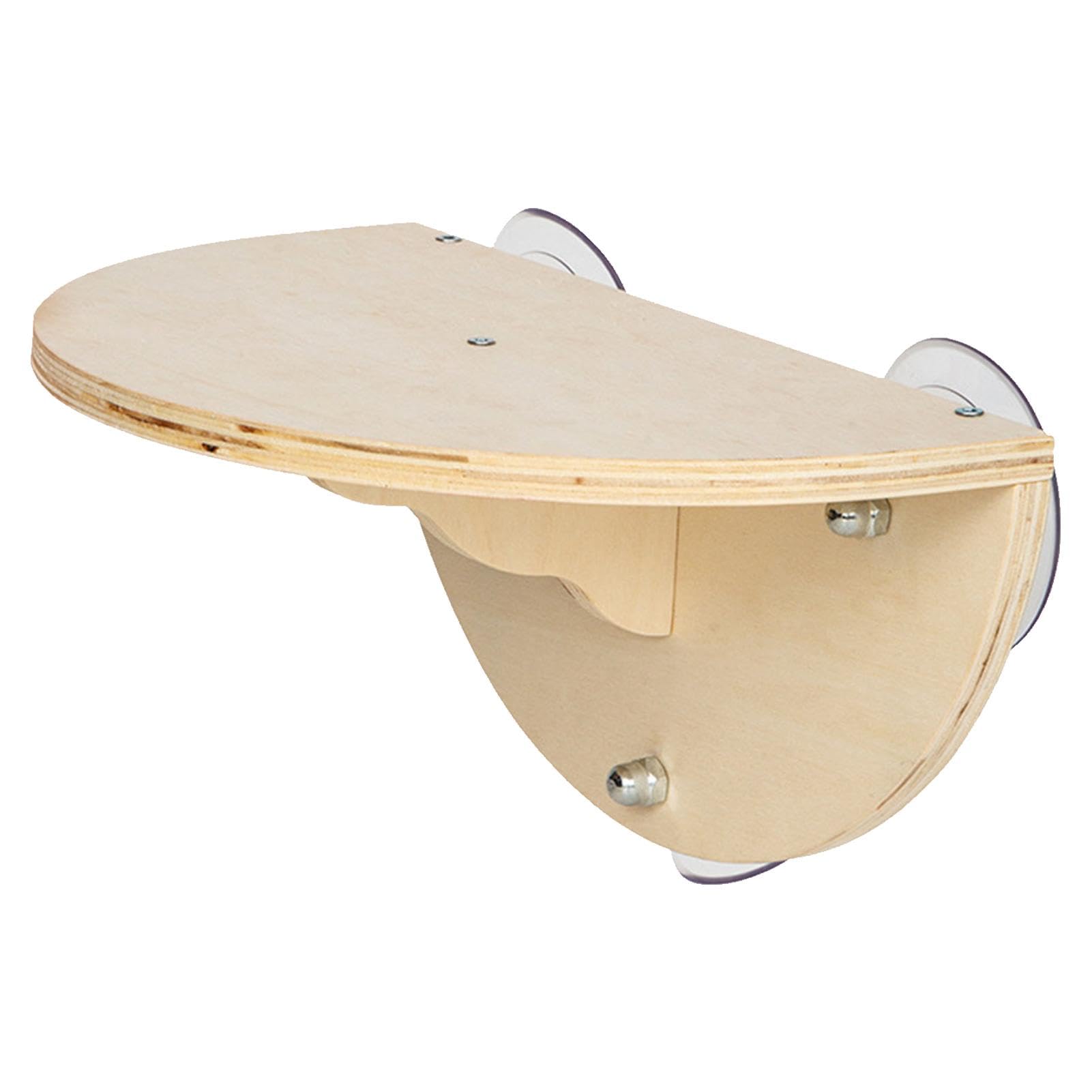 Percha Para Ventana De Gato - Hamaca Para Gato Para Ventana | Percha De Madera Para Ventana Para Gatitos, Estante De Madera Para Gatos, Asiento De Escalada Con 3 Ventosas, Estante Para Gatos Montado E