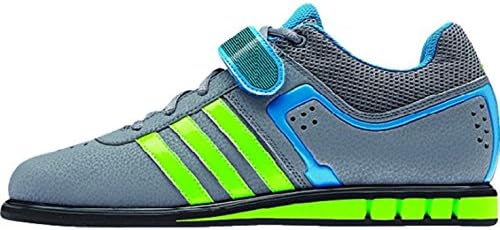 adidas Powerlift 2 Adult Weightlifting Shoe, Grey/Yellow, US8