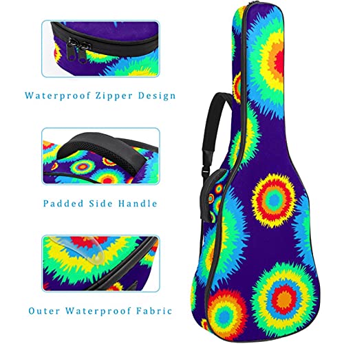 Housse guitare folk violette idéale pour les répétitions et trajets urbains - 4