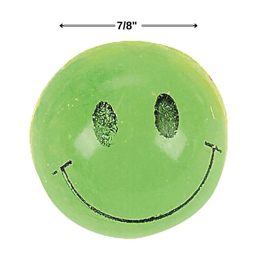 Amazon.com: Fun Express - Mini Neon Smile Face Bouncing Balls