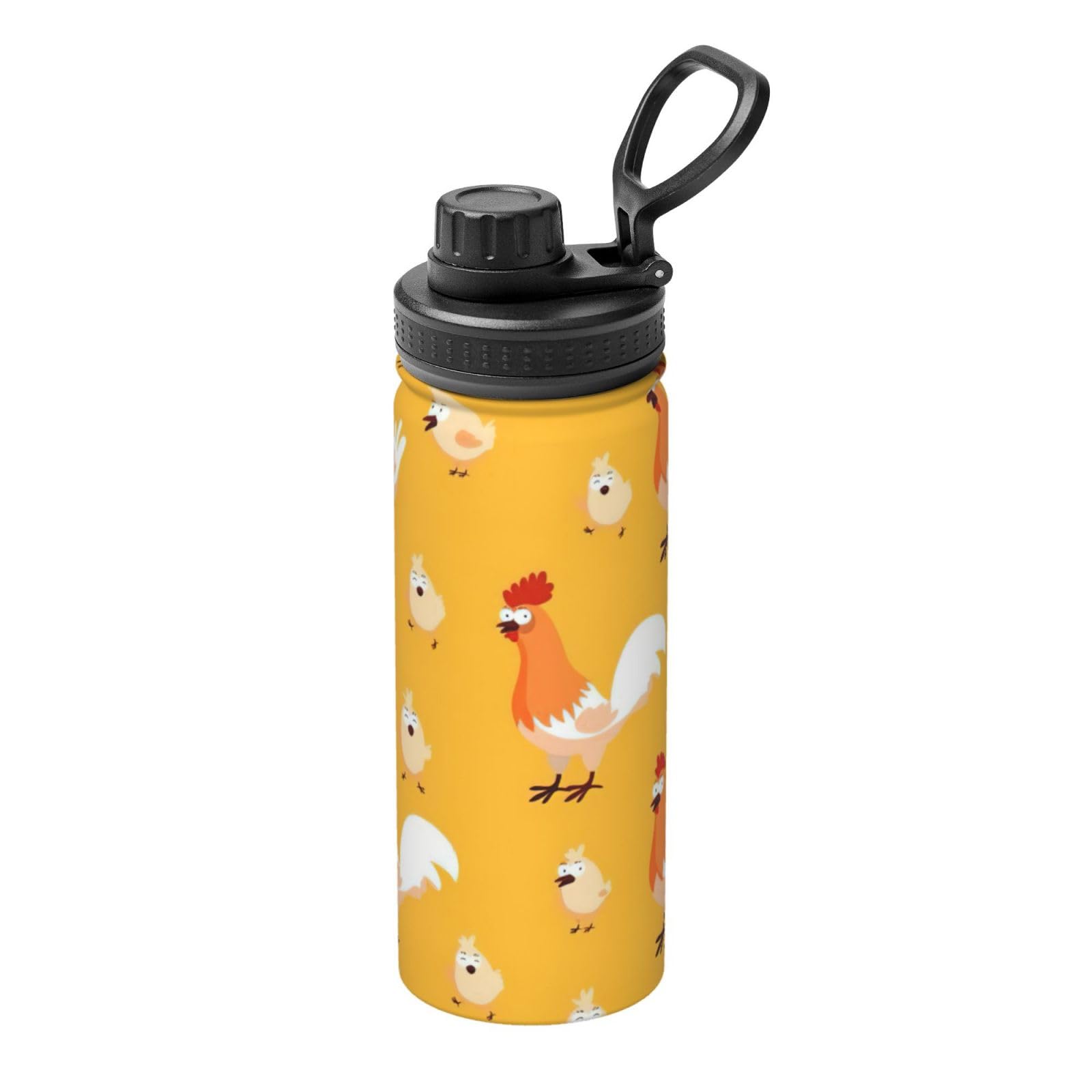 Kfjghhl Insulated Stainless Chicken Chick Steel Water Bottle For Sport Gym Travel Leak Camping Hiking Hydration