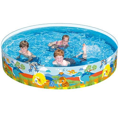 6ft Kiddie Pool - Swimming Pool for Kids - Toddler and Baby Pool - Snapset Pools for Home Courtyard Summer Swimming Party