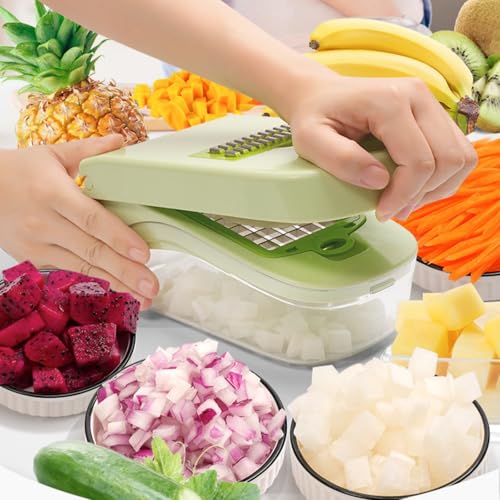 Cortadora y ralladora multifuncional 17 en 1 para cocina miniatura 6