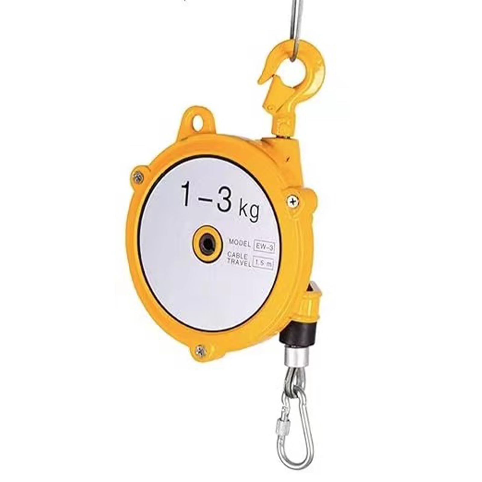 WEKONUMEX Retractable Spring Balancer, Spring Balancer 1-80kg For Tool Suspension Workspace Organization(A-1-3KG)