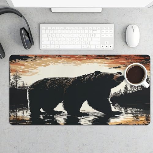 Pad Mouse Grande FekiLoot de Goma Antideslizante 60x30 cm miniatura 5