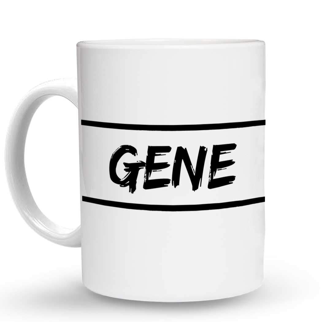 MakoroniGene Name 6 oz Ceramic Espresso Shot Mug/Cup Design#63