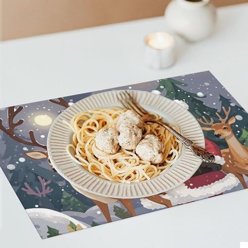 Sets de table Père Noël pour embellir votre terrasse et salle - 8