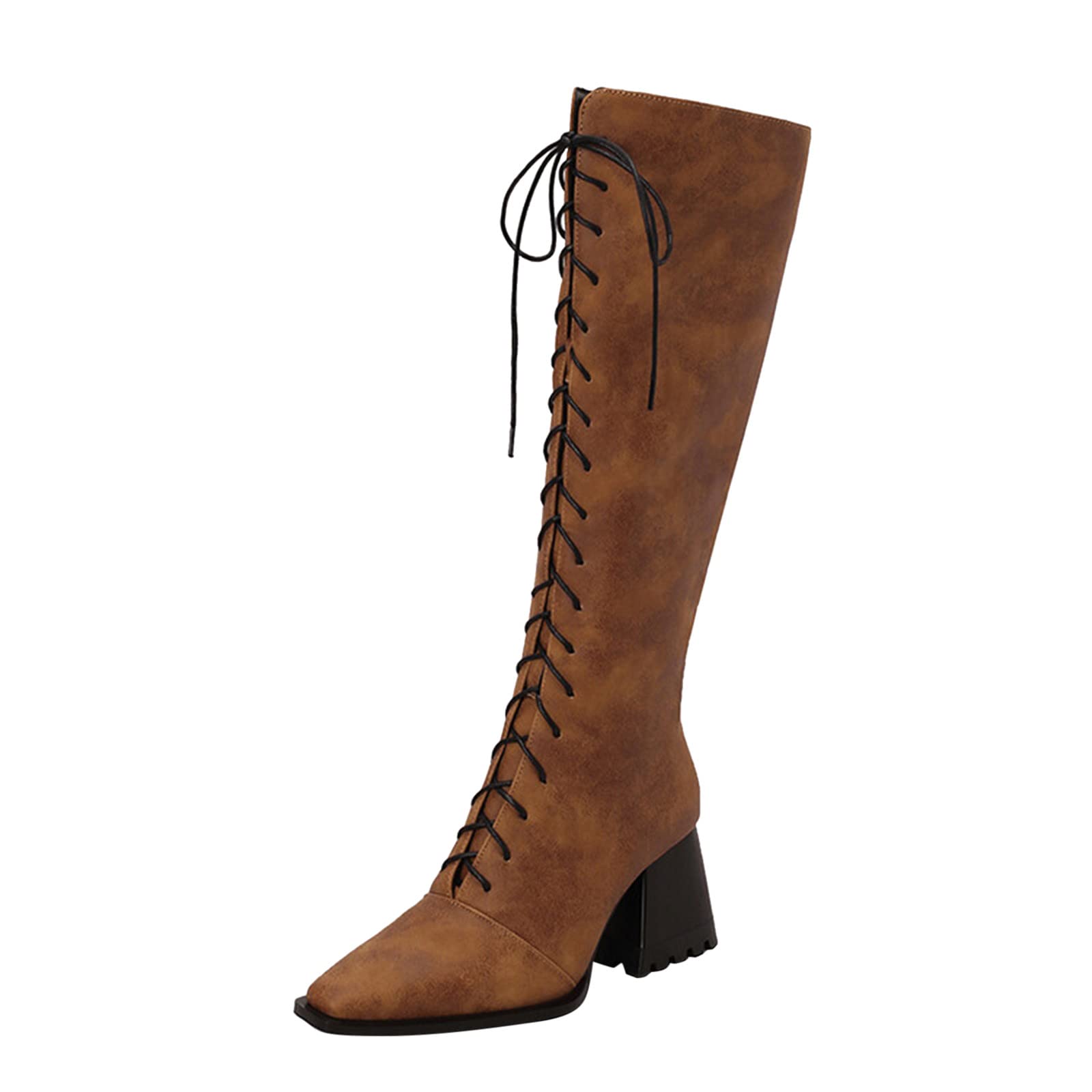 Botas de lluvia con estampado de leopardo para mujer, talla grande, para caminar, hasta la rodilla, de gamuza, fáciles de poner en la ciudad, clima frío, con cremallera en el tobillo, forradas de piel