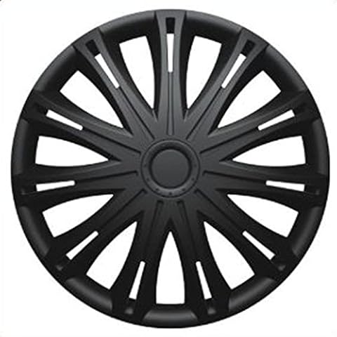 Versaco SKODA FABIA (2007 on) 14 inch Black Car Alloy Wheel Trims Hub Caps Set of 4 Cover