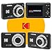 KODAK PIXPRO FZ55 16MP Digital Point & Shoot Camera, 5X Optical Zoom, 28mm Wide Angle, 1080P Full HD Video, Bundle with 32GB SD Card, Protective Case, and Hi-Speed Card Reader (Black)