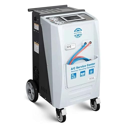 KATOOL Fully Automatic Refrigerant Recovery Machine R-134A AC Recovery Machine AC1800 Automotive Recovery and Recharge of R134A AC Machine