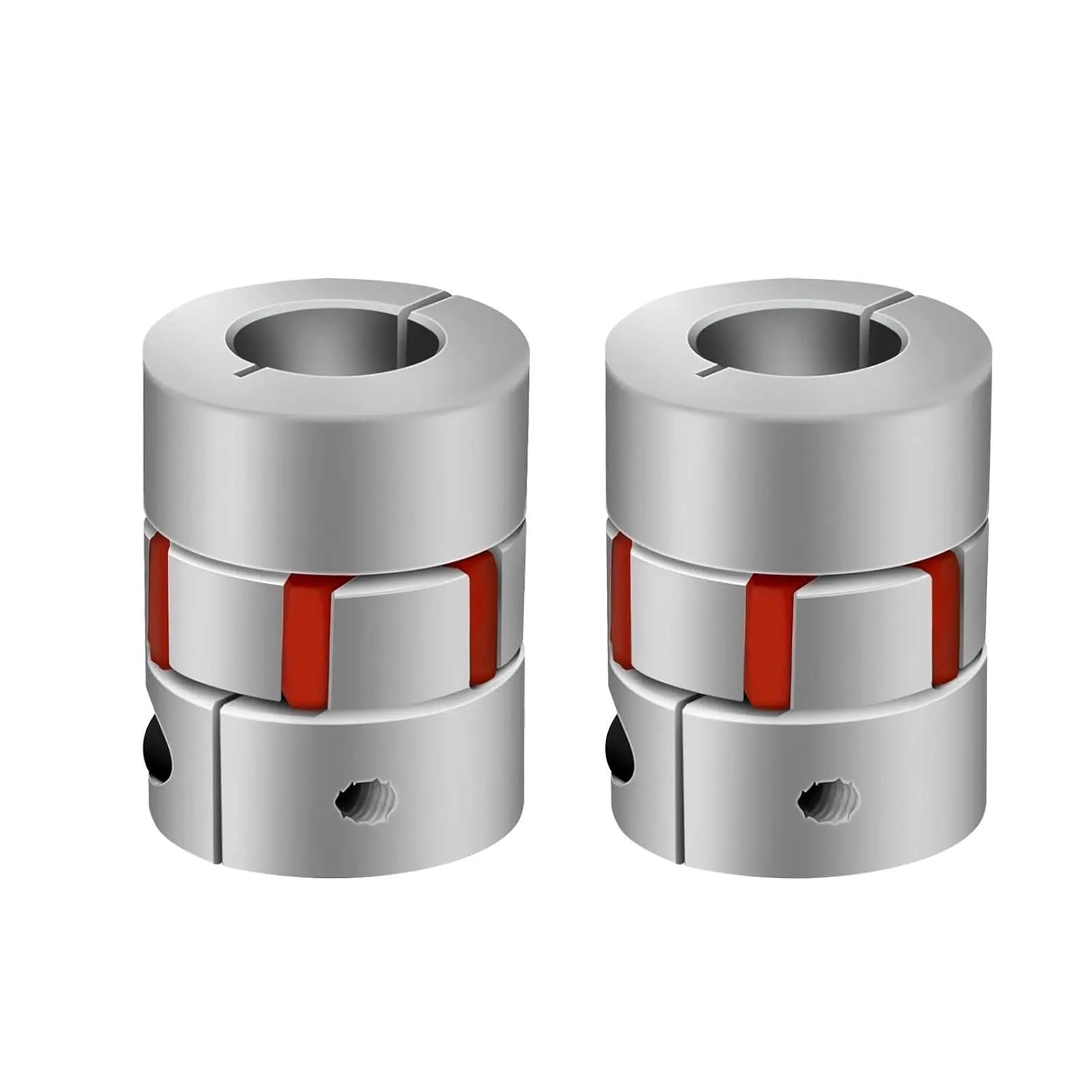 CF-03/BW D30L40 Serie Flexible Plum Clamp Coupler D30 L40 Shaft Size CNC Jaw Shaft Coupling 8/10/12/14/16mm D30L40 1Pcs(6x16)