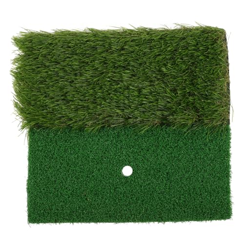 BESPORTBLE Golf Pad for Practice Swing Mat Golf Practice Turf Hitting Pad Compact Size