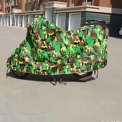 Housse moto imperméable en tissu Oxford camouflage résistant