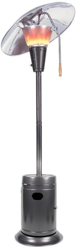 Mirage 38,200 BTU Slate Heat-Focusing Gas Patio Heater