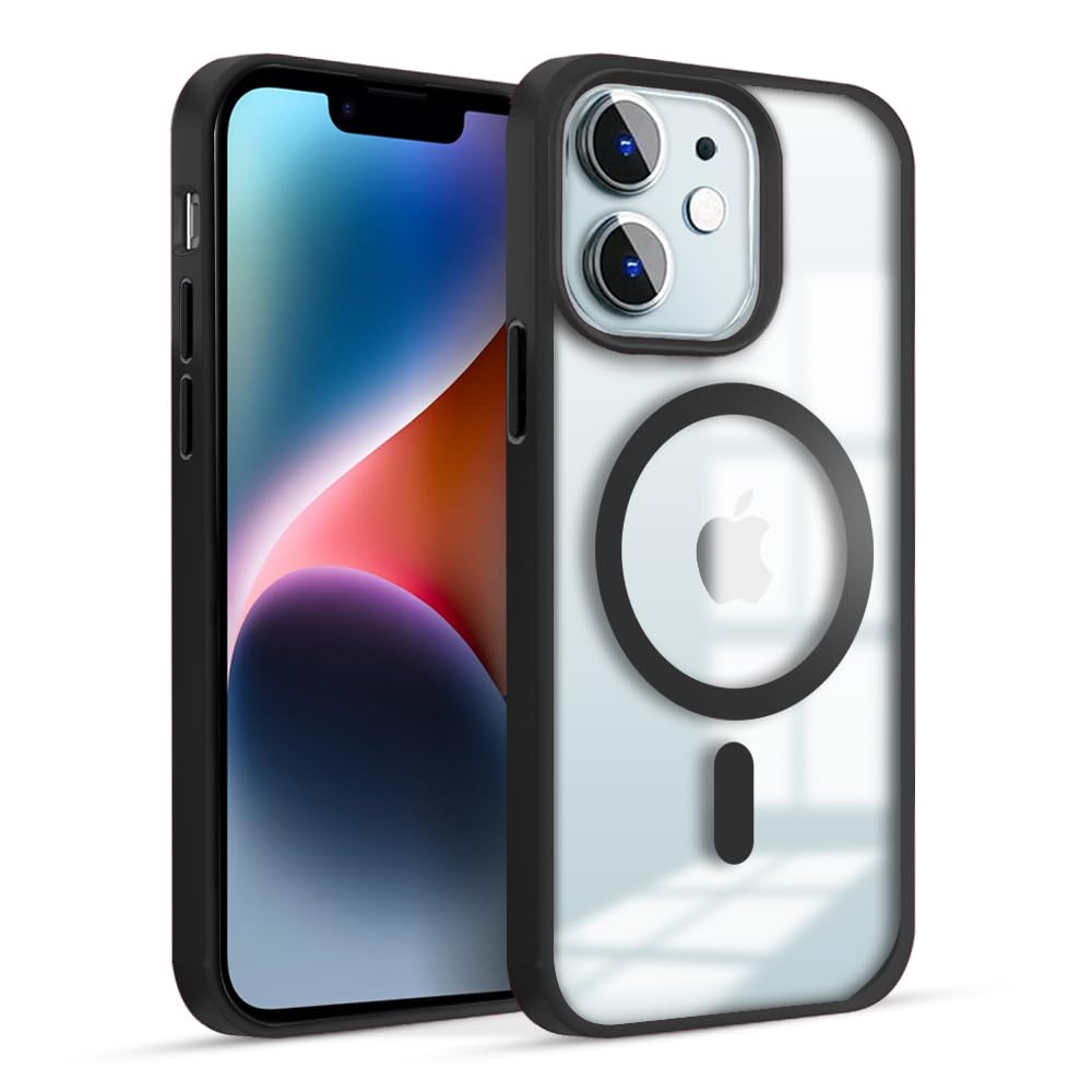 KARWAN®️ Hybrid Transparent iPhone 12 Pro Back Cover Case Compatibe with Mag-Safe |Camera Protection Bump | Transparent Back Cover Case for iPhone 12 Pro(PC, TPU | Black Bumper) (B0CHJRNJZX) Amazon Price History, Amazon Price Tracker