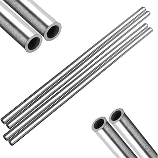 4pcs 304 Stainless Steel Capillary Tube Tubing OD 6mm x 4mm ID, Length 250mm