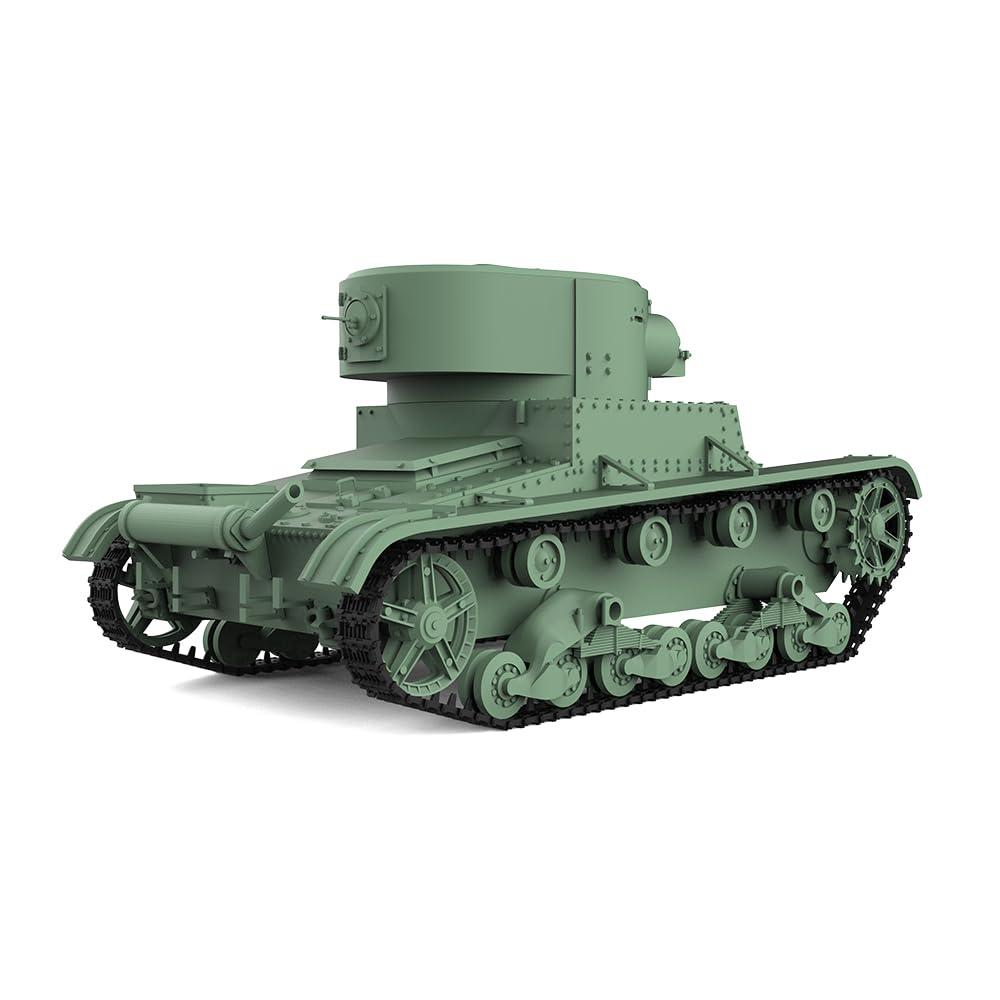 MRY-SFW SS16600 1/16 zestaw do budowy modelu wojskowego, radziecki czołg lekki T-26-4