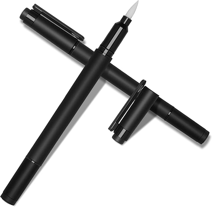 Chinco Dual Ended Embossing Pens 2 Pieces Black Embossing