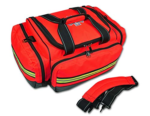 Lightning X Extra Large Medic First Responder Emt Trauma Bag Stocked W/Fill Kit C - Red #TOP1
