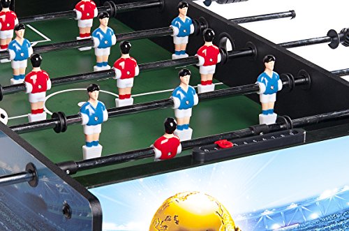 Leomark Calcio Balilla in legno, calcetto per