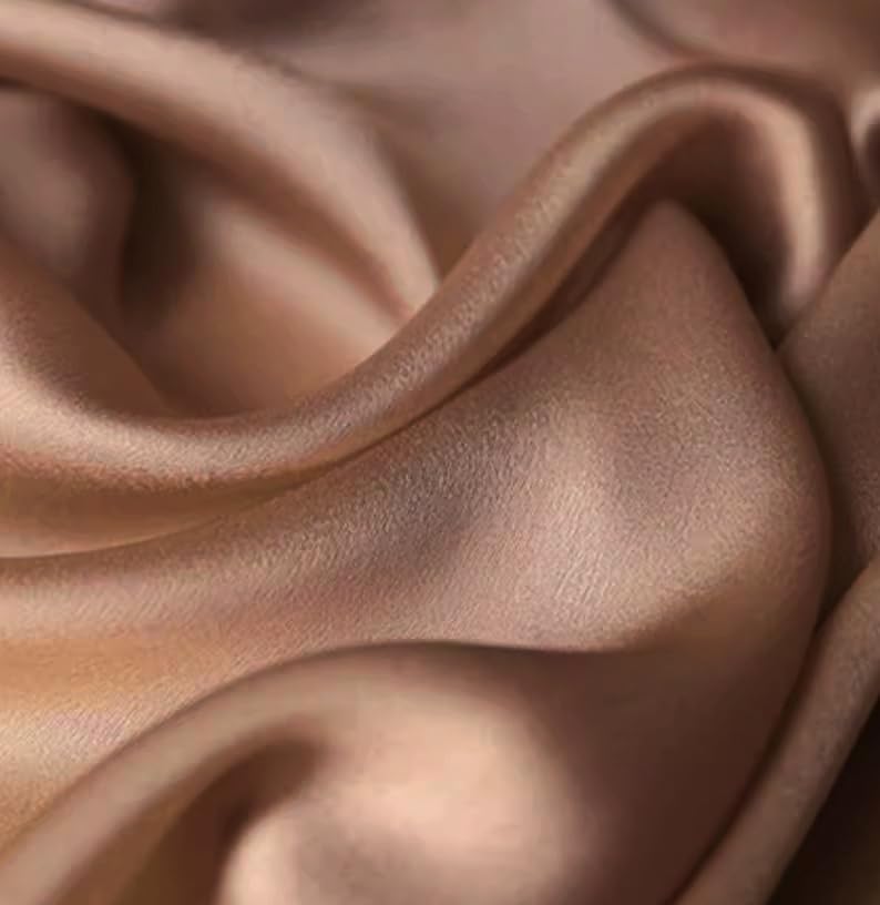 MEISEE Solid Color Mulberry Silk Scarf 26" Square Scarf Neck Scarf Hair Head Breathable Lightweight for Women Gift Packed - Image 5