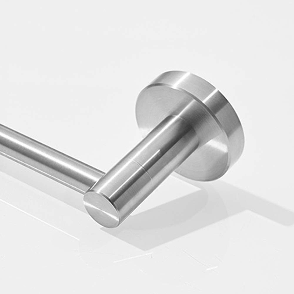 Stały uchwyt na papier toaletowy, Wall-Mounted Paper Towel Holder 304 Stainless Steel Brushed Natural Color 16.6x8x5