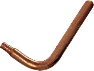XFITTING Pex Barb Stub Out Elbow, 10 Pack 1/2 Inch Pex Stub Out Elbow 3-1/2" x 6", Brass