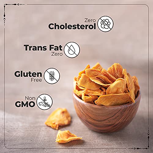 Image of Happilo Premium International Dried Mango 200g | Plant Based Protein | Sweet taste of Real Mangoes anytime | 100% Pure & No Artificial Colors, No Preservatives (Pack of 3)