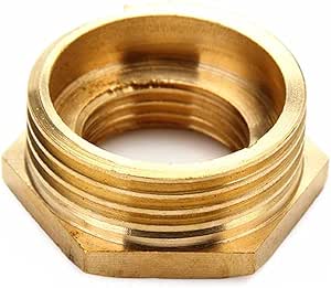 Amazon.com: DLLTEC Qinlu-Brass Connector Hose Fitting Brass Reducer ...