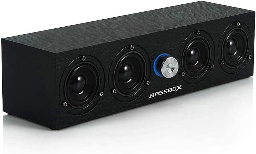 Computer Speakers Soundbar,Bassbox Wired Computer Sound Bar,USB Powered Mini Soundbar Speaker for PC Desktop Laptop Cellphone Tablets