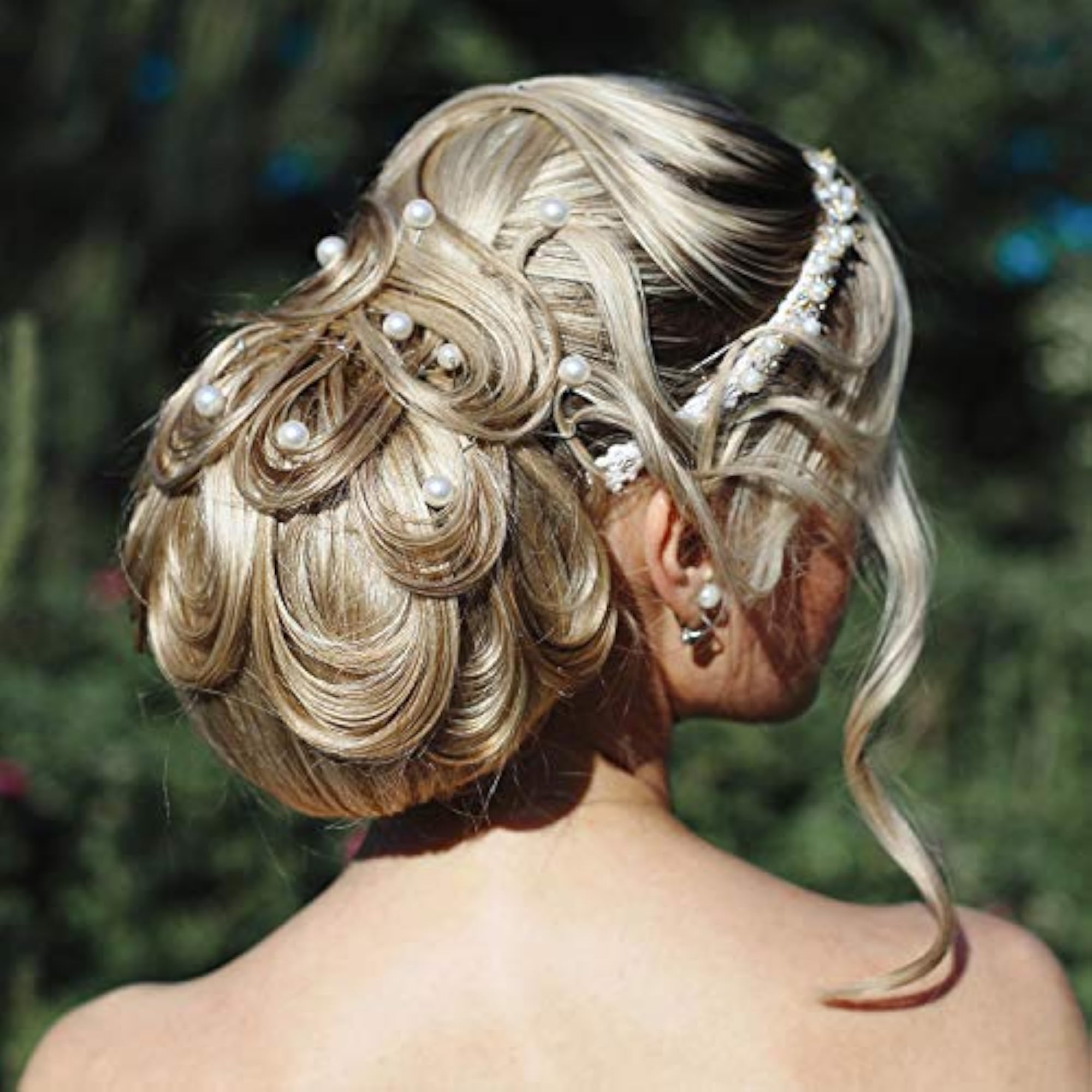 100 Pieces Pearl Hair Pins for Weddings