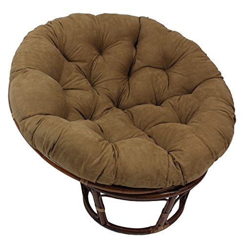 Blazing Needles Microsuede Papasan Cushion, 1 Count (Pack of 1), Camel