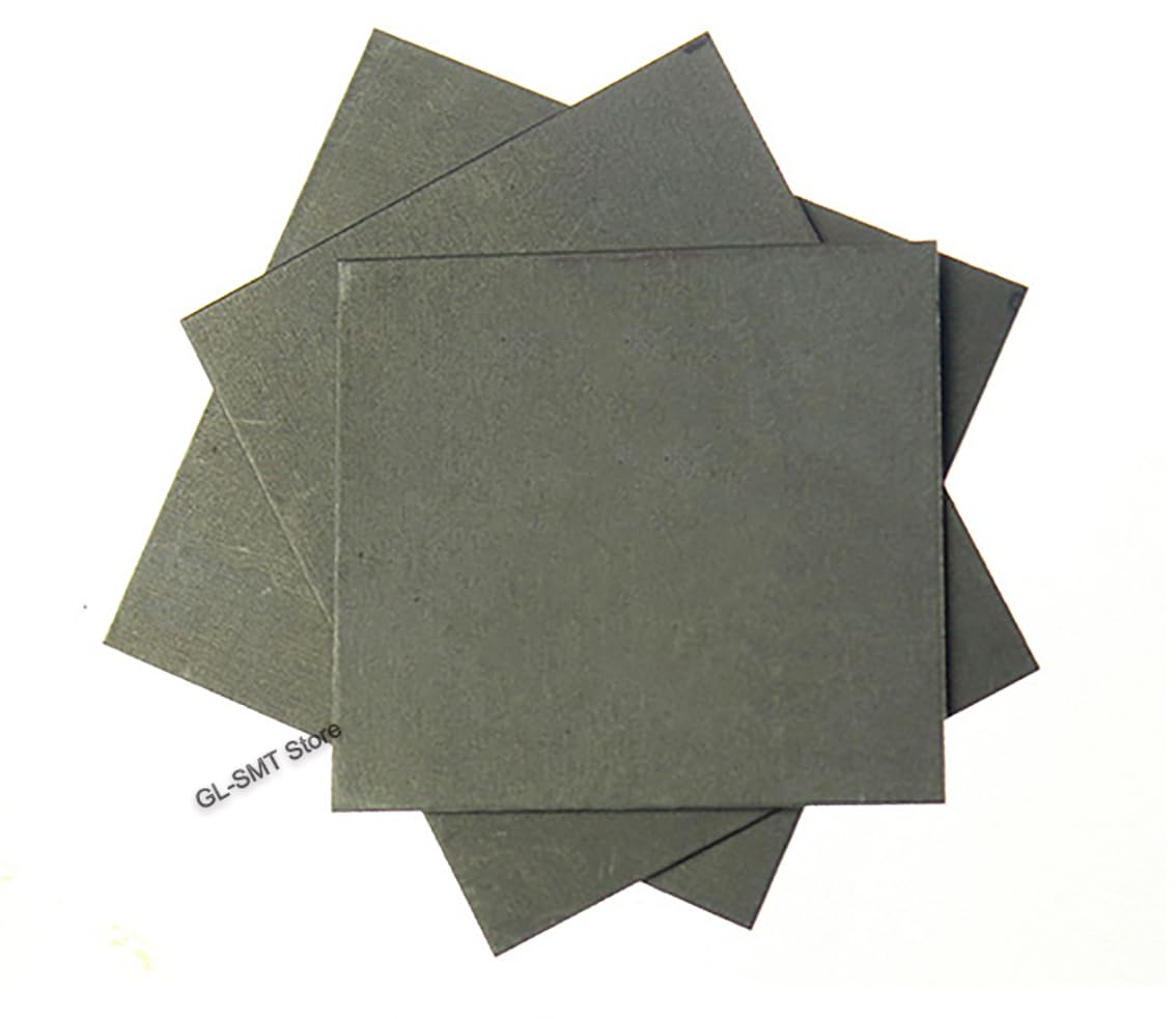TA2 Spessore lamiera di titanio 0.5/0.6/0.8/1-4mm Piastra in titanio Modello fai da te Stampo Materiale Lavorazione Parti Larghezza 100mm 150mm(100x100x0.6mm(2pcs))