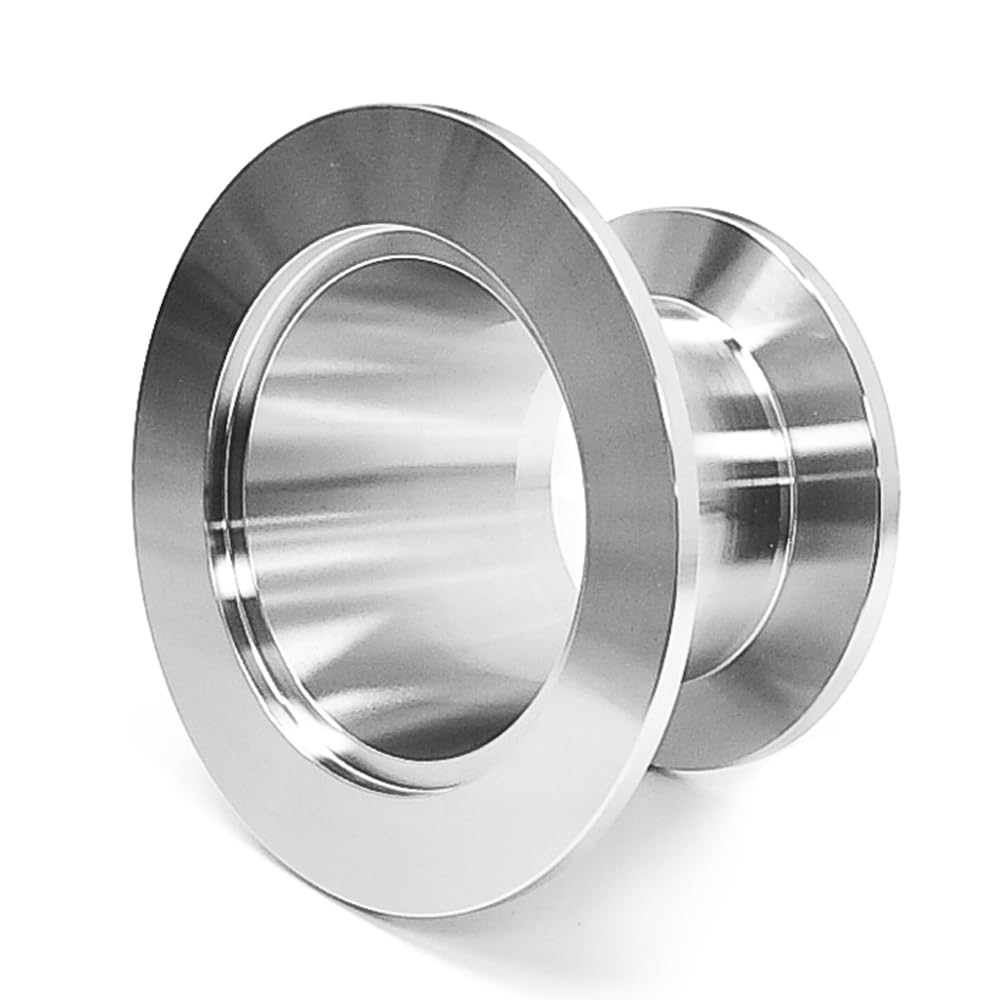 Reducer Conical KF-40 to KF-50 Vacuum Fittings, ISO-KF Flange Size NW-40 to NW-50, 304 Stainless Steel, Flange Adapter