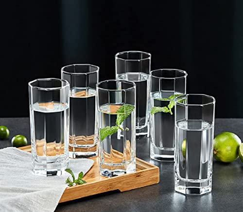 Image of VILON Italian Premium Premium Elegant Glass Lemon Set of 7 Pcs1 Glass Jug (1300 ML) with 6 Glasses (300 ML) (Lighten)