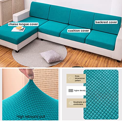 Housse de canapé extensible revêtement élasthanne protection meubles - 4