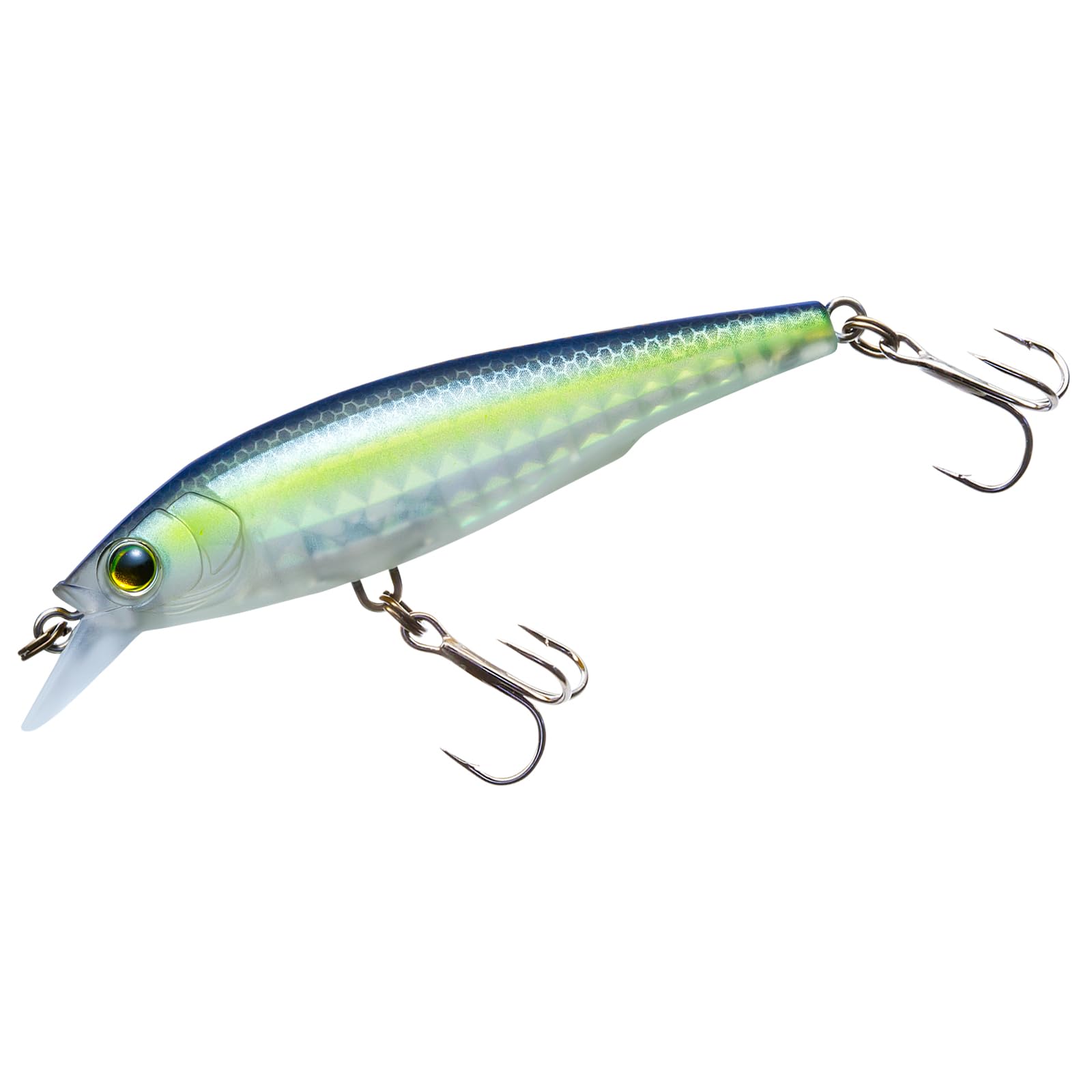 YO-Zuri 3DR-X Jerkbait Floating Bath Lure 80mm Color: Matte Ghost Sexy Shad