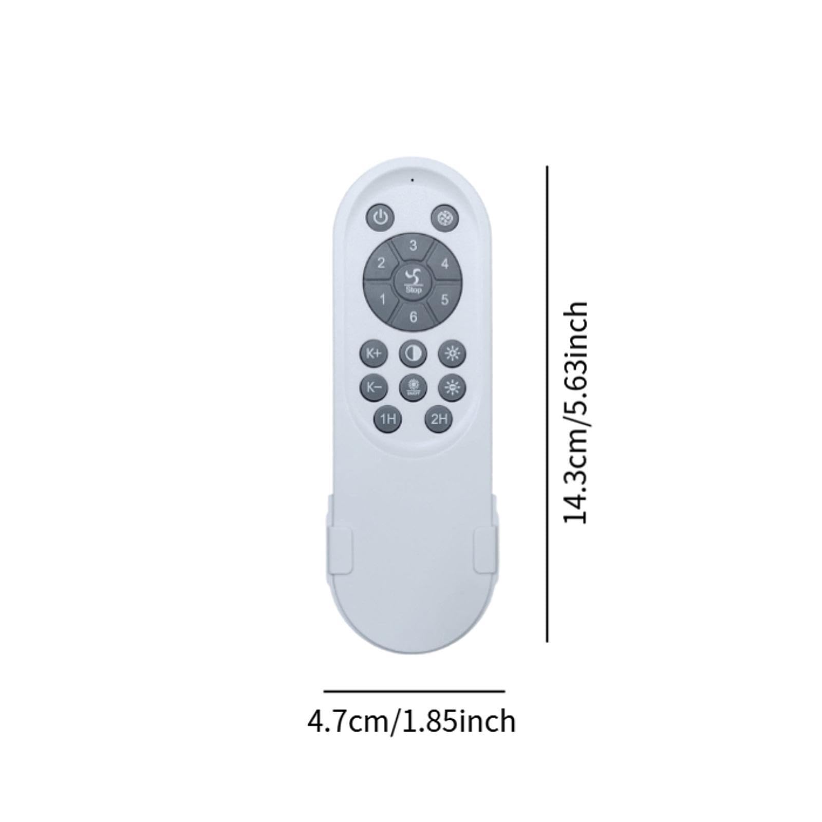 Télécommande de Remplacement pour Ventilateur de Plafond avec Fonction de Gradation, Récepteur de Contrôleur de Ventilateur Multifonction, Réglage Vitesse,Universelle pour Ventilateur Plafond