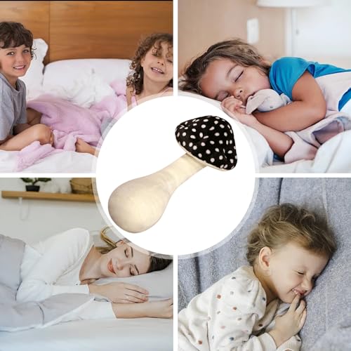 Peluche champignon 70cm grand coussin de lit doux