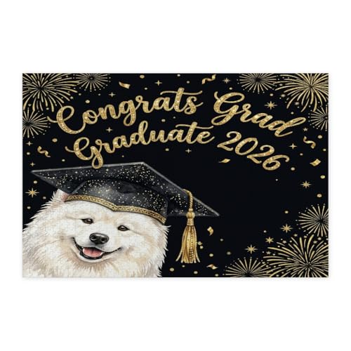 Rompecabezas para adultos de Samoyedos de 1000 piezas, juego de mesa creativo de graduación