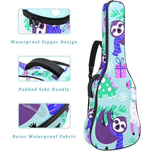 Hondank Housse de transport étanche pour guitare avec bandoulière réglable Motif chats assis Marron, Multicolore 02, 42… - Les Beatles, Paul McCartney, John Lennon, RIngo Starr, George Harrison Hondank Housse de transport étanche pour guitare avec bandoulière réglable Motif chats assis Marron, Multicolore 02, 42… – Image 5