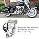 Soapow Motorrad Scheinwerfer Universal Motorrad Scheinwerfer DC 12V Retro Nebelscheinwerfer Scheinwerfer Lampe
