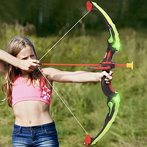 Growsland Bow and Arrow Toy, Kids Archery Set for Boys Girls with 10 Suction Cup Arrows,Target & Quiver, Children Christmas/Xmas Birthday Gift & Present Stocking Filler, Indoor Outdoor Sport Game - Image 7
